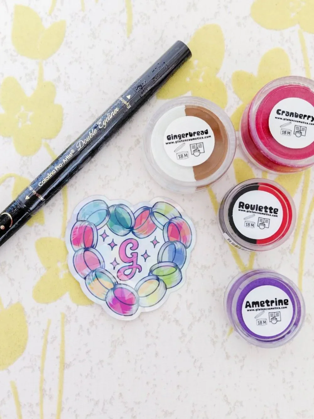 Set of 5 BRAND NEW eyeliners Glisten Cosmetics